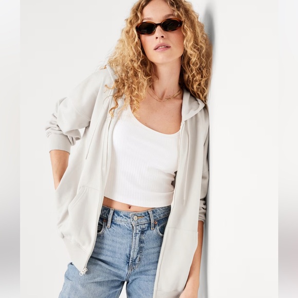 Old Navy Tops - OLD NAVY CREAM HOODIE